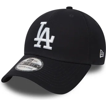 Cappellino blu navy curvo aderente 39THIRTY Classic dei Los Angeles Dodgers MLB di New Era