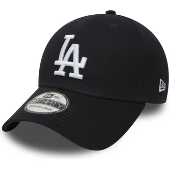 New Era Curved Brim 39THIRTY Classic Los Angeles Dodgers MLB Fitted Cap marineblau