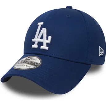 new-era-curved-brim-39thirty-essential-los-angeles-dodgers-mlb-blue-fitted-cap