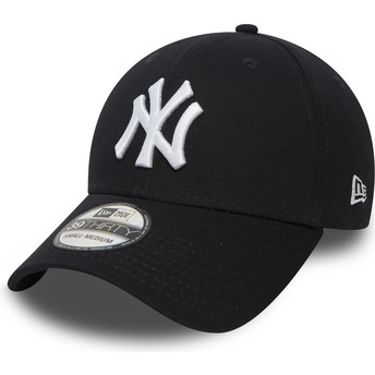 New Era Curved Brim 39THIRTY Classic New York Yankees MLB Fitted Cap marineblau