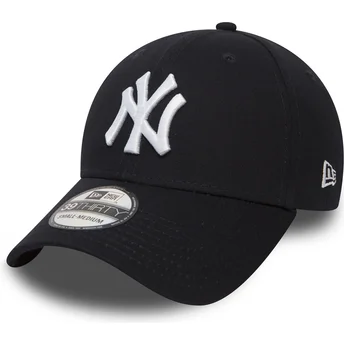 New Era Curved Brim 39THIRTY Classic New York Yankees MLB Navy Blue Fitted Cap