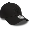 czarna-zakrzywiona-czapka-z-czarnym-logo-dopasowana-39thirty-classic-new-york-yankees-mlb-od-new-era