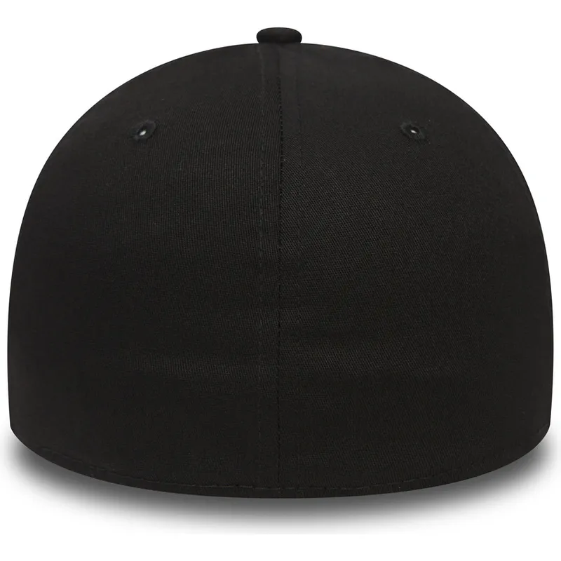 cappellino-curvo-nero-con-logo-nero-aderente-39thirty-classic-di-new-york-yankees-mlb-di-new-era