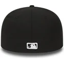 cappello-piatto-nero-aderente-59fifty-essential-dei-los-angeles-dodgers-mlb-di-new-era