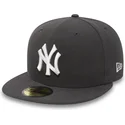 czapka-plaska-kamien-dopasowana-59fifty-essential-new-york-yankees-mlb-new-era