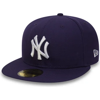 59fifty-essential-violette-fitted-cap-der-new-york-yankees-mlb-von-new-era