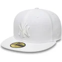 new-era-new-york-yankees-mlb-59fifty-white-on-white-weisse-flat-cap