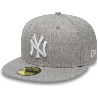 new-era-flat-brim-9fifty-essential-new-york-yankees-mlb-grey-fitted-cap