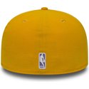 new-era-flat-brim-59fifty-essential-los-angeles-lakers-nba-fitted-cap-gelb