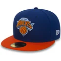 new-era-59fifty-essential-new-york-knicks-nba-blaue-flat-cap