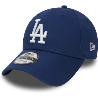 New Era Curved Brim 9FORTY Essential Los Angeles Dodgers MLB Blue Adjustable Cap