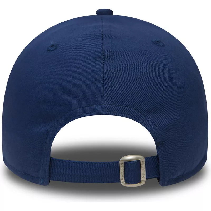 new-era-curved-brim-9forty-essential-los-angeles-dodgers-mlb-adjustable-cap-blau
