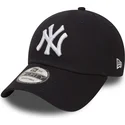 gorra-curva-azul-marino-ajustable-9forty-essential-de-new-york-yankees-mlb-de-new-era