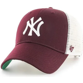 new-york-yankees-mlb-mvp-branson-trucker-kappe-in-bordeaux-von-47-brand
