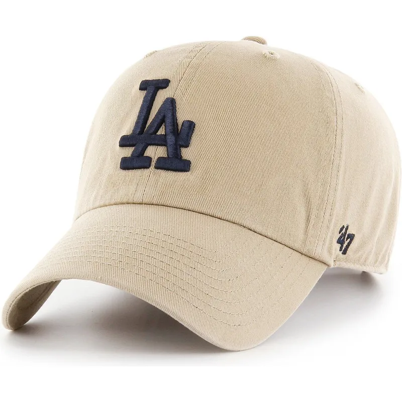 mutzen-gebogen-beige-verstellbares-band-caqui-negro-der-los-angeles-dodgers-mlb-von-47-brand mutzen-gebogen-beige-verstellbares-band-caqui-negro-der-los-angeles-dodgers-mlb-von-47-brand