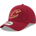 czerwona-zakrzywiona-regulowana-czapka-9forty-the-league-cleveland-cavaliers-nba-od-new-era