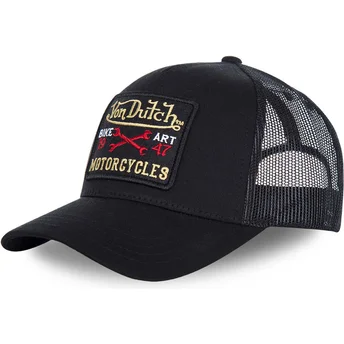 Justerbar svart böjd keps BLACKY2 från Von Dutch