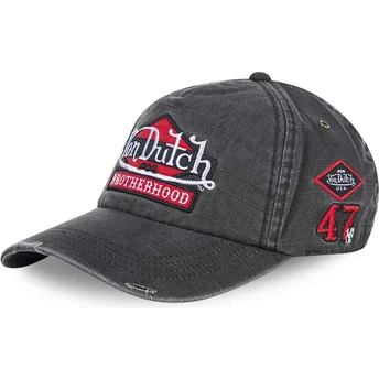 Gorra curva gris ajustable JACKBRB de Von Dutch