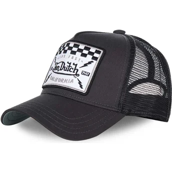 Gorra trucker negra SQUARE8B de Von Dutch