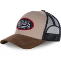 von-dutch-suede-beige-trucker-hat