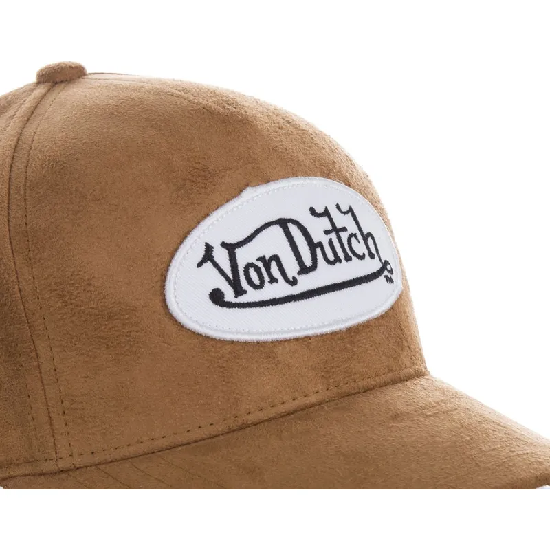 mutzen-gebogen-braun-verstellbares-band-von-von-dutch