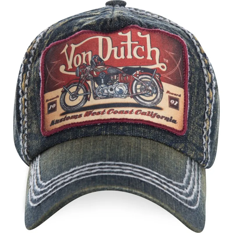 mutzen-gebogen-marineblau-verstellbares-band-von-von-dutch mutzen-gebogen-marineblau-verstellbares-band-von-von-dutch