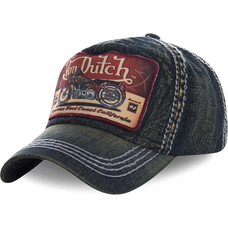 mutzen-gebogen-marineblau-verstellbares-band-von-von-dutch mutzen-gebogen-marineblau-verstellbares-band-von-von-dutch