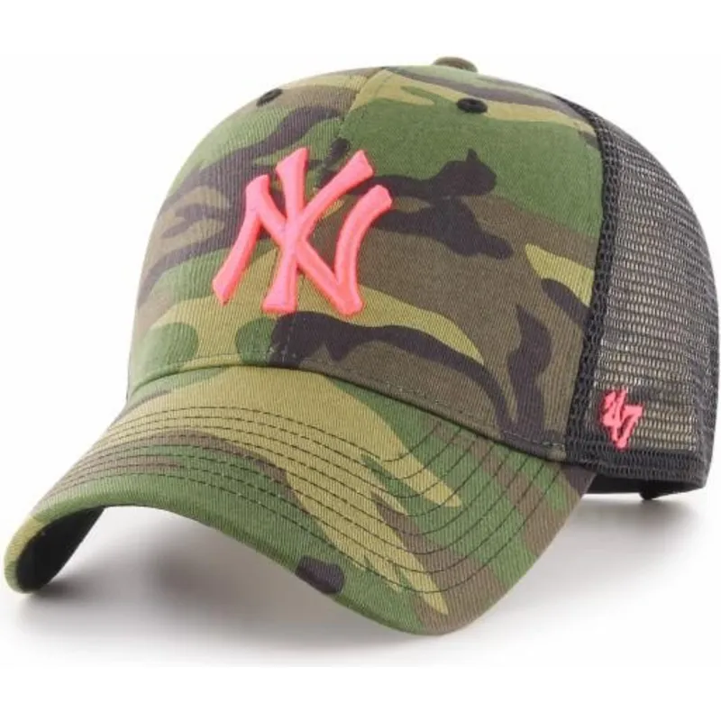 mutzen-gebogen-tarnung-snapback-rosa-der-new-york-yankees-mlb-von-47-brand mutzen-gebogen-tarnung-snapback-rosa-der-new-york-yankees-mlb-von-47-brand