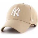 47-brand-curved-brim-new-york-yankees-mlb-mvp-beige-snapback-cap