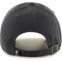 casquette-courbee-grise-fonce-avec-logo-grise-fonce-new-york-yankees-mlb-clean-up-47-brand