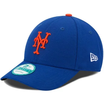 new-era-curved-brim-9forty-the-league-new-york-mets-mlb-blue-adjustable-cap