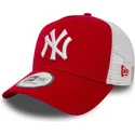 gorra-trucker-roja-clean-a-frame-2-de-new-york-yankees-mlb-de-new-era