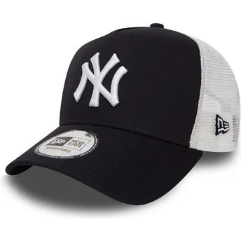 Gorra trucker azul marino Clean A Frame 2 de New York Yankees MLB de New Era