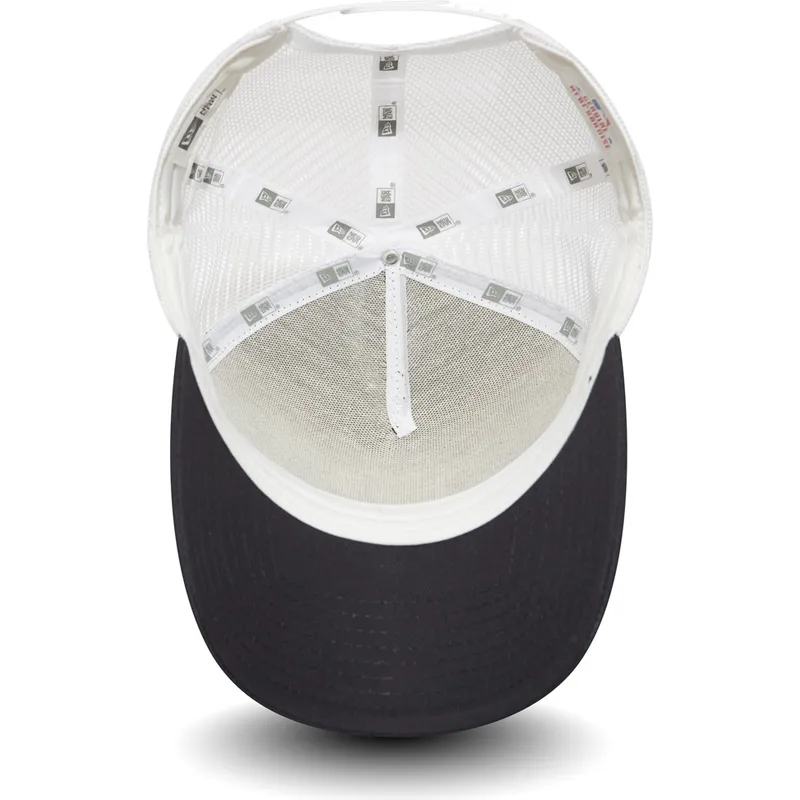 cappellino-trucker-blu-marino-clean-a-frame-2-di-new-york-yankees-mlb-di-new-era