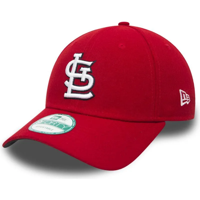 mutzen-gebogen-rot-verstellbares-band-9forty-the-league-der-st-louis-cardinals-mlb-von-new-era