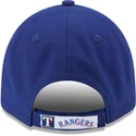 new-era-curved-brim-9forty-the-league-texas-rangers-mlb-blue-adjustable-cap