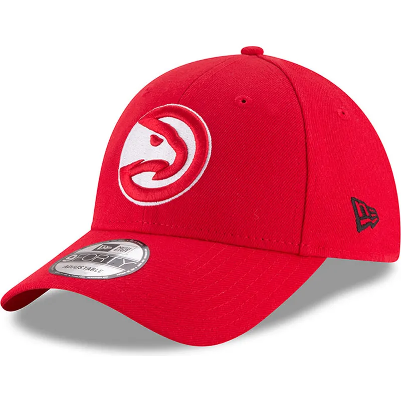 mutzen-gebogen-rot-verstellbares-band-9forty-the-league-der-atlanta-hawks-nba-von-new-era