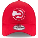 mutzen-gebogen-rot-verstellbares-band-9forty-the-league-der-atlanta-hawks-nba-von-new-era