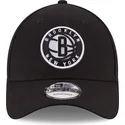 new-era-curved-brim-9forty-the-league-brooklyn-nets-nba-black-adjustable-cap