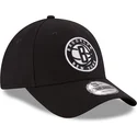 new-era-curved-brim-9forty-the-league-brooklyn-nets-nba-black-adjustable-cap