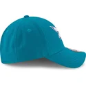 new-era-curved-brim-9forty-the-league-charlotte-hornets-nba-blue-adjustable-cap