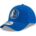 mutzen-gebogen-blau-verstellbares-band-9forty-the-league-der-dallas-mavericks-nba-von-new-era