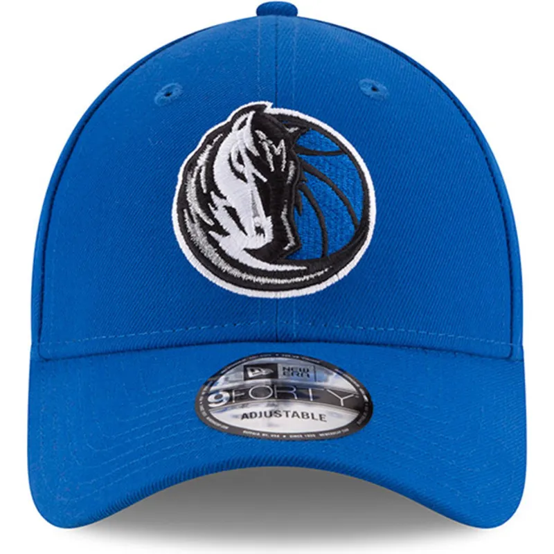 mutzen-gebogen-blau-verstellbares-band-9forty-the-league-der-dallas-mavericks-nba-von-new-era