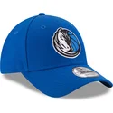 mutzen-gebogen-blau-verstellbares-band-9forty-the-league-der-dallas-mavericks-nba-von-new-era