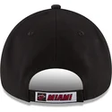 gorra-curva-negra-ajustable-9forty-the-league-de-miami-heat-nba-de-new-era