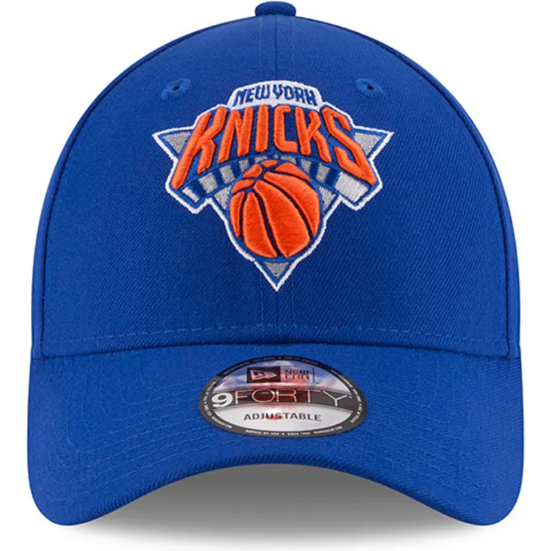 cappellino-visiera-curva-blu-regolabile-9forty-the-league-di-new-york-knicks-nba-di-new-era