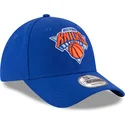 new-era-curved-brim-9forty-the-league-new-york-knicks-nba-blue-adjustable-cap