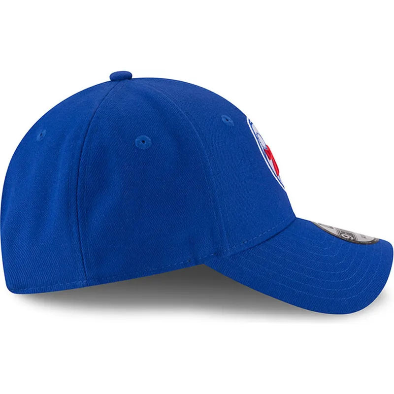 cappellino-visiera-curva-blu-regolabile-9forty-the-league-di-philadelphia-76ers-nba-di-new-era