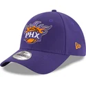 mutzen-gebogen-violett-verstellbares-band-9forty-the-league-der-phoenix-suns-nba-von-new-era