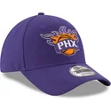 mutzen-gebogen-violett-verstellbares-band-9forty-the-league-der-phoenix-suns-nba-von-new-era